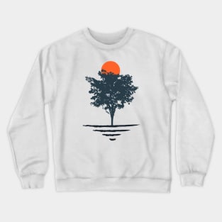 Minimalist Abstract Nature Art #41 Tree Crewneck Sweatshirt